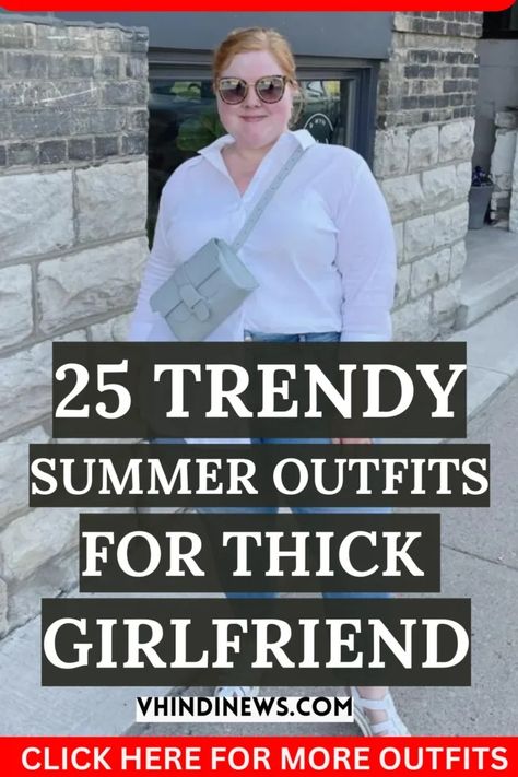 25 Best and Trendy Thick Girlfriend Outfits for Summer: Explore Plus Size Outfits 56 Round Tummy Outfit, Curvy Casual Outfits Summer, Summer Outfits For Plus Size Women, Plus Size Casual Summer Outfits, Thick Girlfriend Outfits Summer, Outfits For Short Women Curvy, Plus Size Summer Outfits Casual, Plus Size Summer Outfits Big Stomach, Girlfriend Outfits