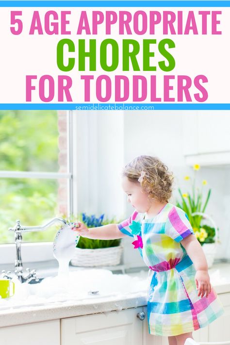 5 Age Appropriate Chores Even your Toddler Can Do #toddler #parenting #momlife #chores Chores For Toddlers, Age Appropriate Chores For Kids, Chore Chart For Toddlers, Toddler Chores, Age Appropriate Chores, Discipline Kids, Parenting Toddlers, Peaceful Parenting, Chores For Kids