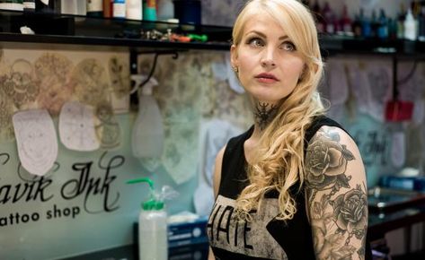 Getting inked in Iceland, the best tattoo shops in Reykjavík | Icelandmag Iceland Tattoo, Icelandic Tattoo, Female Tattoo Artists, Pin Up Tattoos, Female Tattoo, Reykjavik, Tattoo Shop, Female Artists, Ink Tattoo