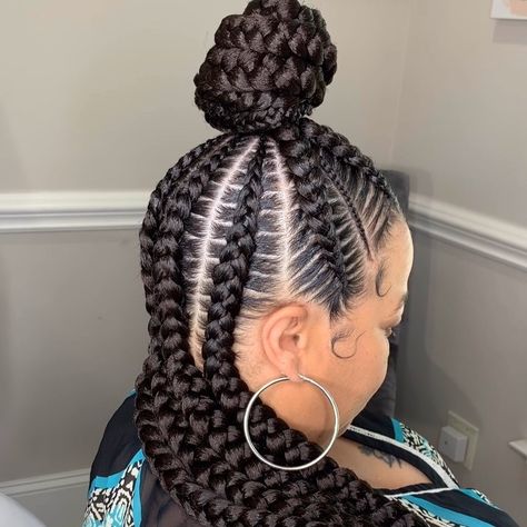 Ghanaian Hairstyles, Braided Half Up Half Down Hair, Black Haircut Styles, Cornrows Braids For Black Women, Hair Today Gone Tomorrow, Long Bow, Feed In Braids Hairstyles, Braided Cornrow Hairstyles, Stitch Braids