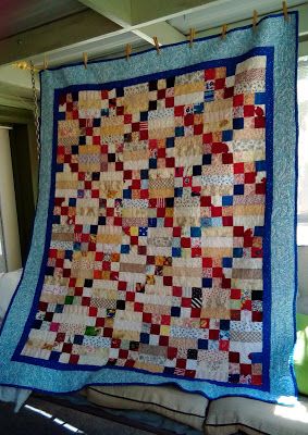 Rail Quilt, Rail Fence Quilt, 9 Patch Quilt, Nine Patch Quilt, Rail Fence, Patriotic Quilts, Quilt Of Valor, Scrap Quilt Patterns, Man Quilt