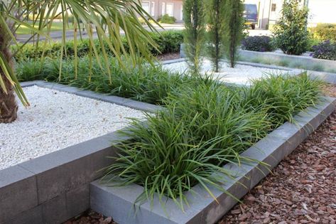 Contemporary Garden Design, Drought Tolerant Garden, Modern Garden Design, Garden Architecture, Contemporary Garden, Modern Landscaping, Small Gardens, Front Garden, Modern Garden