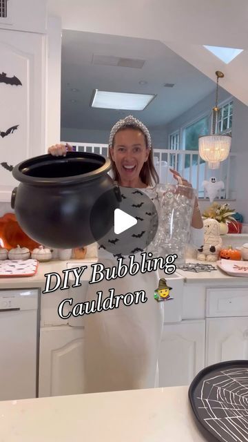 Shannon Doherty on Instagram: "DIY BUBBLING CAULDRON 🧙🫧 SHARE AND SAVE this awesome Halloween DIY!! Always one of my favorites and so easy to make! Looks so fun when all lit up!!🧙🫧

LIKE + COMMENT - “spooky” - all the supplies to make this at home. I also linked some fun colored cauldrons. You can make your own version of this so fun and easy to do!

FOLLOW ME @athomewith.shannon for the best Halloween DIY and DECOR this year!! #diy #easydiy #halloween #halloweendiy #halloweencrafts #momsofinstagram" Bubbling Cauldron Diy, Halloween Cauldron Ideas, Cauldron Decoration Ideas, Diy Cauldron, Make Looks, Shannon Doherty, Bubbling Cauldron, Halloween Crafts Decorations, Homemade Decor