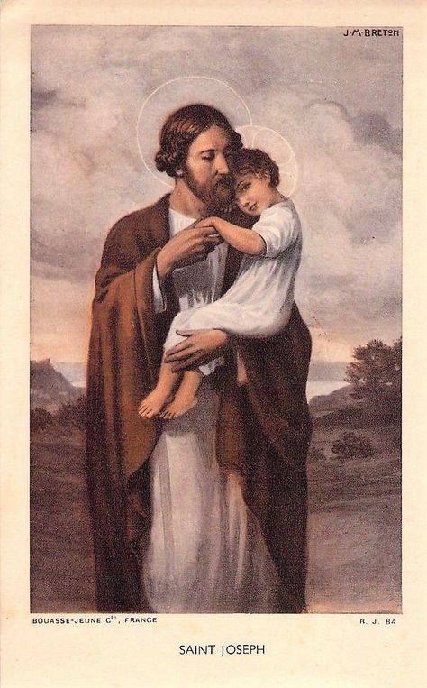 St Joseph Wallpaper, Saint Joseph Wallpaper, Saint Joseph Art, St Jose, Andrew The Apostle, St Joseph Catholic, Catholic Wallpaper, Jesus Is Risen, Catholic Decor