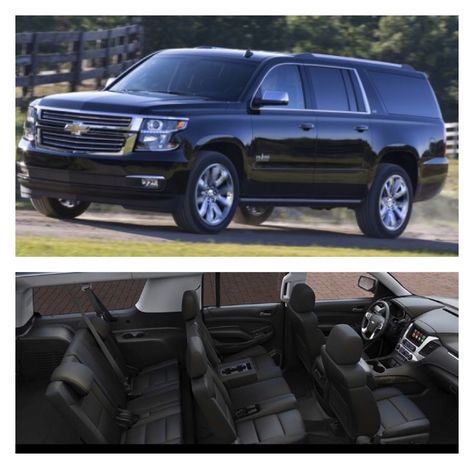 Cars For Big Families, Family Van Cars, Big Cars For Family, Chevy Suburban Interior, Luxury Family Cars, Suburban Car, Suburban Interior, Big Family Car, Family Truck