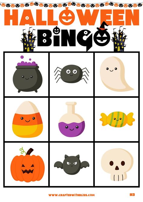 Preschool Halloween Games, Kindergarten Halloween Party, Bible Bingo, Bingo Pictures, Preschool Halloween Party, Halloween Bingo Game, Halloween Bingo Cards, Halloween Activities Preschool, Valentine Bingo