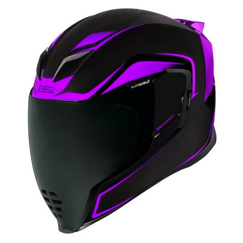 Black And Pink Motorcycle Helmet, Female Motorcycle Helmets, Motorcycle Wraps Ideas, Purple Motorcycle Helmet, Motor Bike Helmet, Motorcycle Helmets For Women, Cool Helmets, Neon Helmet, Pink Motorcycle Helmet