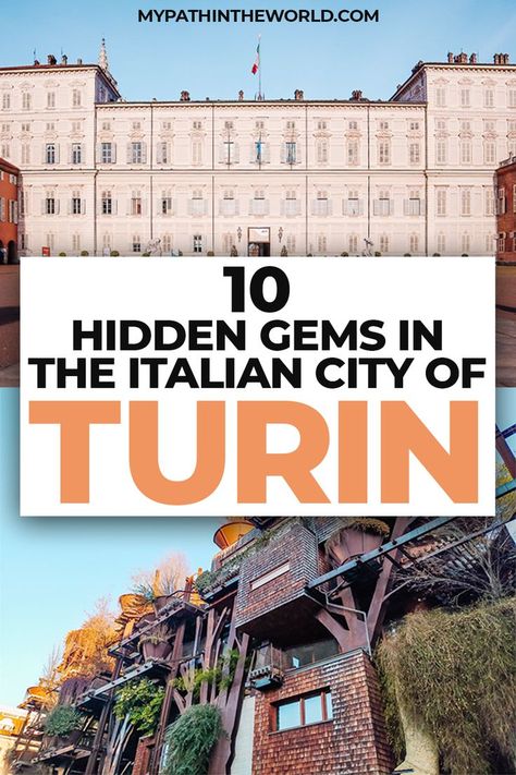 Hidden gems in Turin Italy (Piedmont): Hidden places in Turin and unusual things to do Best Places In Italy, Italy Culture, Italy Destinations, Piedmont Italy, Things To Do In Italy, Cities In Italy, Italy Itinerary, Explore Italy, Hidden Places