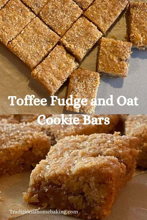 Oat Traybake, Biscoff Flapjack, Toffee Fudge, Flap Jacks, Concrete Cake, Traybake Cake, Sweet Slices, Oat Bar Recipes, Slice Recipes