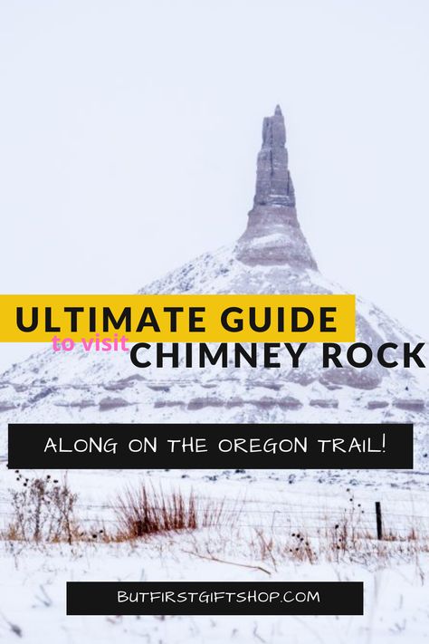 Chimney Rock Nebraska, Midwest Road Trip, Chimney Rock, The Oregon Trail, Oregon Trail, National Parks Trip, Camping Trip, Road Trip Usa, National Monuments