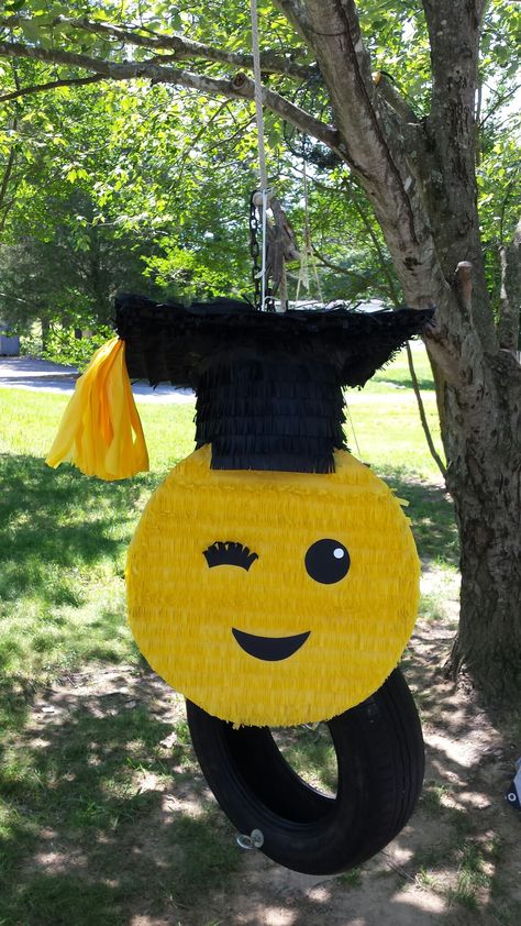 Graduation Piñata, Graduation Pinata, Pinata Candy, How To Make Pinata, Girl Graduation, Piñata Ideas, Graduation Party Themes, Diy Pinata, Girl Emoji