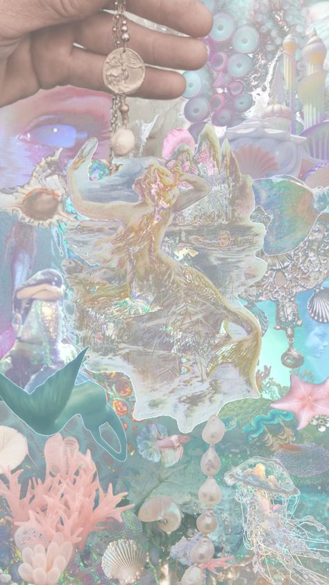 Mermaid Wallpapers Aesthetic, Mermaid Core Homescreen, Mermaid Pfp Aesthetic, Pink Mermaidcore, Sirencore Wallpaper, Siren Core Aesthetic Wallpaper, Mermaidcore Aesthetic Wallpaper, Mermaid Asthetics, Siren Core Wallpaper