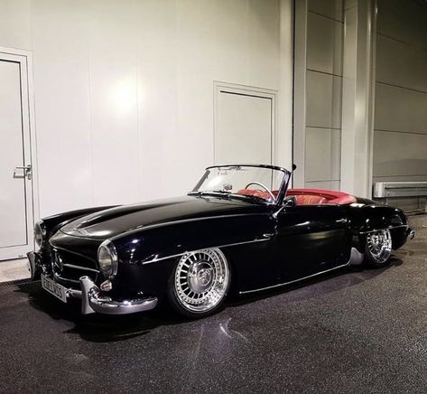 Custom Mercedes, Merc Benz, Mercedes Benz Maybach, Convertible Car, Mercedes Sl, Classic Mercedes, Car Classic, Mercedes Benz Classic, Rims For Cars