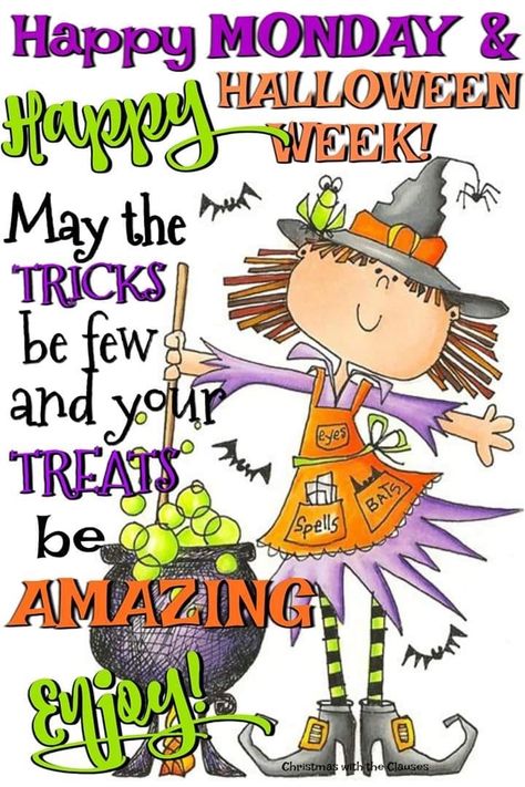 Happy Monday Halloween Images, Monday Before Halloween, Happy Monday Halloween, Good Morning Happy Halloween, Halloween Good Morning, Monday Halloween, Happy Halloween Gif, Happy Halloween Quotes, October Quotes