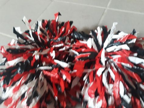 Hvhs pom poms ♥️📣 Poms Aesthetic, Pom Poms Aesthetic, Cheer Aesthetic, Year Plan, Pom Poms, Vision Board, Pom Pom, Black And Red, Collage