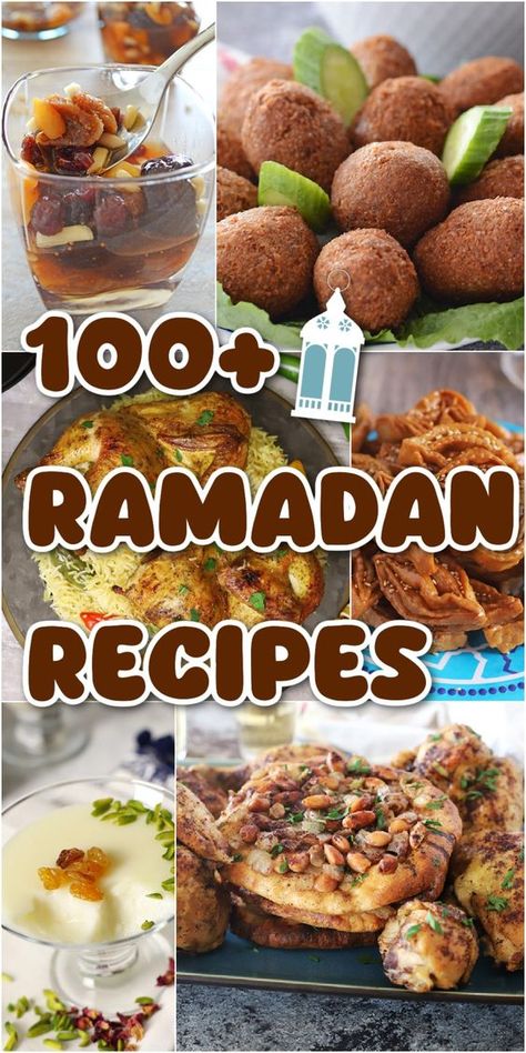 Ramadan Help Needed? Does your family get bored and need some new ideas? I've got lots of recipes to make Ramadan much easier and tastier with these 100+ Ramadan Recipes. I'm sure you will find something you will like. Ramadan Iftar Ideas, Muslim Recipes, Ramadan Dishes, Iraqi Recipes, Middle Eastern Recipes Arabic Food, Chef Breakfast, Jordanian Food, Arabic Dishes, Egyptian Recipes