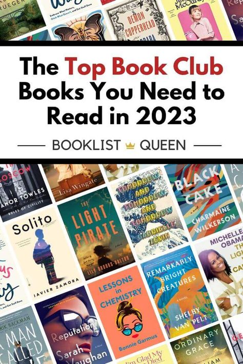 Looking for book club recommendations for 2023? Just choose one of these top 23 book club books for 2023. You won't go wrong with these best new book releases and discussion-worthy book club favorites to read with your book club. book club book 2023 | best book club books 2023 | book club reads | best books to read in 2023 | book club recommendations 2023 Books For 2023, Book Club Recommendations, Book 2023, Best Book Club Books, Book Club Reads, Books You Should Read, Recommended Books To Read, Top Books To Read, What Book