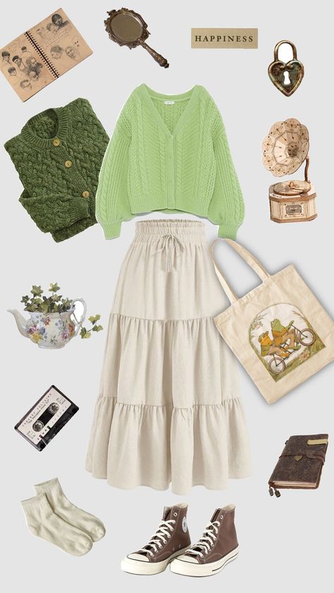 #outfit Modest Cottagecore Outfits, Aesthetic Cottagecore Outfits, Modest Cottagecore, Church Fits, Disney Clothes, Aesthetic Cottagecore, Cottagecore Outfits, Mix Style, Really Cute Outfits