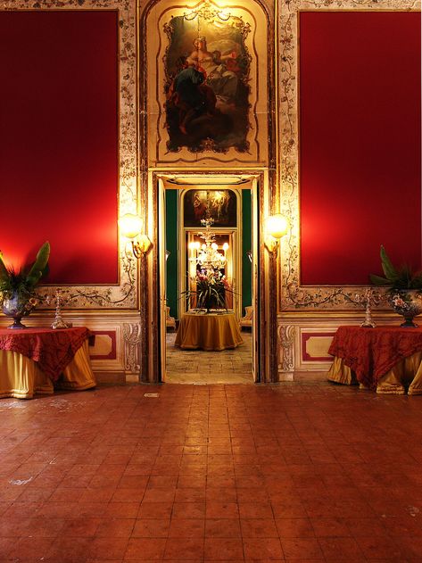 Seven Of The Best Secret Palaces In Sicily | ITALY Magazine Italy Magazine, Long House, Hall Of Mirrors, Best Of Italy, Murano Chandelier, Sicily Italy, Rococo Style, Architecture Fashion, Palermo