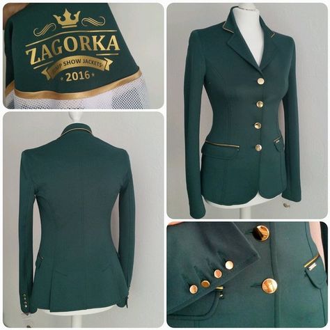 Horse Things, Show Jackets, Show Jumping, Horse Stuff, Equestrian Style, Horse Riding, Green Gold, Green And Gold, Equestrian