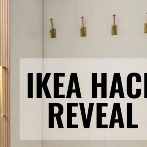 Gina + Jason | DIY & Design on Instagram: "IKEA PAX HACK REVEAL ✨ DIY FLUTED HALL TREE I had so much fun creating this space for our laundry room! Since I was not able to find a hall tree that fit our small space, I decided to create my own. Along with the IKEA Pax, I found the right pieces to fit perfectly in this corner to create a built in look for our hall tree. I just absolutely love the fluted doors and, even more, I can’t get over how much storage it adds to our home! It’s so functional! This might be my favorite DIY so far!! How do you think it turned out?? #ikea #ikeahome #ikeahack #ikeapax #flutedpanel #diyprojects #storagesolutions #diyideas #ikeaideas #ikeahacks #ikeadesign #laundryroommakeover #homeinspiration #mudroomdesign #floatingshelves" Dream Mudroom, Pax Hack, Ikea Pax Hack, Ikea Design, Marie Rose, Instagram 2023, Mudroom Design, Ikea Home, Ikea Pax