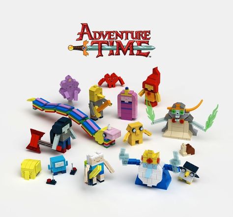 Awwwww yeaaaaah Lego Adventure Time, Land Of Ooo, Lego Super Heroes, Moms Crafts, Lego Dc, Princess Bubblegum, Custom Lego, Lego Design, Lego Ideas