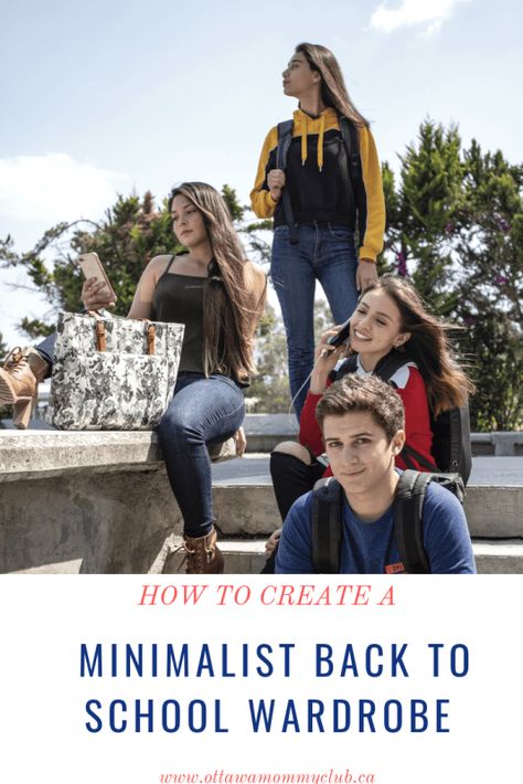 How to Create a Minimalist Back to School Wardrobe #backtoschool #backtoschooloutfits #minimalist #clothes #wardrobe Tough Love Parenting, Back To School Wardrobe, Teen Novels, Goth Kids, Challenging Behaviors, Ya Novels, Secrets Of The Universe, Tough Love