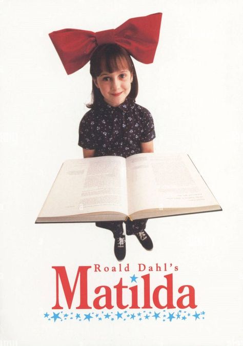 Matilda 1996 Aesthetic, Matilda Movie Poster, Matilda Poster, Matilda Book, Matilda 1996, Matilda Movie, Matilda Costume, Matilda Roald Dahl, Mara Wilson