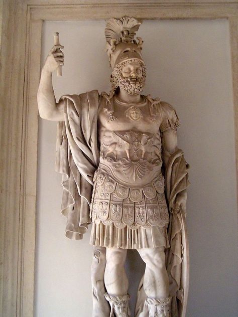 Mars Ultor. Mars the Avenger. Capitoline Museum. Podcast Pictures, Roman Deities, Capitoline Museum, Classical Studies, Greek Soldier, Roman Costume, Greek Mythology Tattoos, Pagan Gods, Classic Sculpture