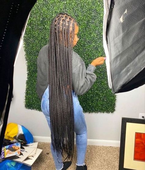 Small Knotless, Quick Braids, Cute Box Braids, Short Box Braids Hairstyles, Big Box Braids Hairstyles, Black Ponytail Hairstyles, Long Box Braids, Box Braids Hairstyles For Black Women, Quick Weave Hairstyles