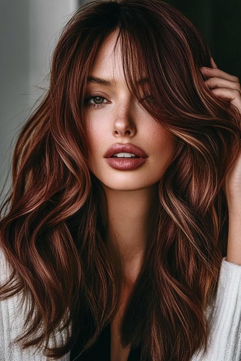 40 Cozy Winter Hair Color Ideas to Try This Season Winter Hair Color For Pale Skin, Cowgirl Hair Color, Hair Color For Pale Skin And Brown Eyes, Hair Color Ideas For Pale Skin, Reddish Hair Color, Silvery Blonde Hair, Warm Red Hair, Silvery Blonde, Coloring Styles