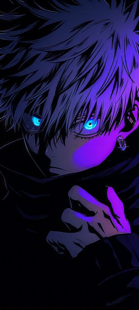 HD Satoru Gojo Wallpaper Explore more Fictional Character, Gege Akutami's, Jujutsu Kaisen, Manga Series, Satoru Gojo wallpaper. https://www.whatspaper.com/hd-satoru-gojo-wallpaper-15/ Android Wallpaper Dark, Hd Dark Wallpapers, Illustration Manga, Anime Mobile, 1080p Anime Wallpaper, K Wallpaper, Cool Anime Backgrounds, Art Manga, Boys Wallpaper