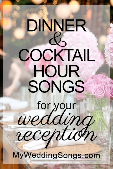 Background dinner music is played at any event in which a sit-down meal is being served - particularly at weddings and dinner parties. Music To Play During Wedding Dinner, Songs To Play During Dinner At Wedding, Rehearsal Dinner Music Playlist, Rehearsal Dinner Playlist, Dinner Party Playlist, Wedding Cocktail Hour Music, Cocktail Hour Playlist, Wedding Dinner Music, Wedding Budgeting