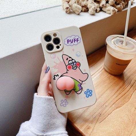 Cartoon Starfish, Kawaii Iphone Case, Kawaii Fruit, Cute Peach, Funny Phone Cases, Funny Iphone Cases, Cool Tech Gadgets Electronics, Stella Marina, Cheap Phone Cases