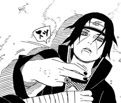 Itachi Uchiha Manga, Uchiha Manga, Sasuke And Itachi, Itachi Uchiha Art, Images Kawaii, Manga Naruto, Naruto Drawings, Naruto Fan Art, Arte Cyberpunk