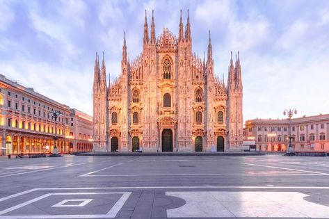 Milan Cathedral on Piazza del Duomo, Milan, Italy. Piazza del Duomo, Cathedral S , #AFF, #del, #Duomo, #Piazza, #Milan, #Cathedral #ad Milan Travel Guide, Duomo Milan, Milan Travel, Milan Cathedral, Italy Hotels, Italy Itinerary, Italy Holidays, Art Ancien, Lake Garda