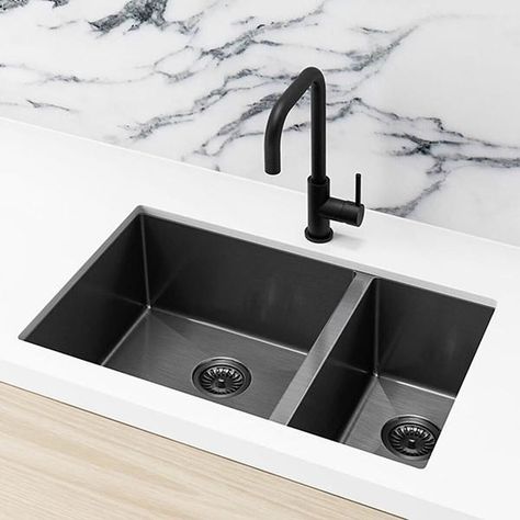 Stainless Steel Double Bowl Kitchen Sink, Unclog Drain, Black Kitchen Sink, Bathroom Design Trends, Double Bowl Kitchen Sink, Bowl Kitchen Sink, Sink Strainer, Single Bowl Kitchen Sink, Sound Absorbing