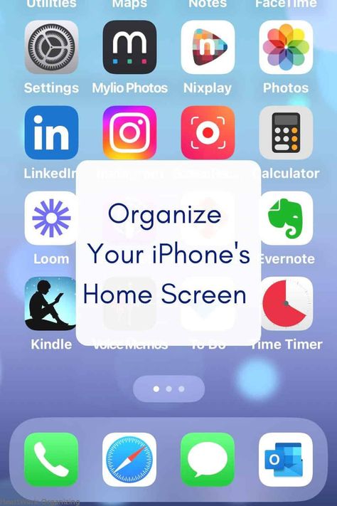 Not every organizing project requires heavy lifting. For a quick organizing project, don't overlook the chance to organize your iPhone's home screen. Digital organizing is organizing, too. Just a reminder, because organizing is a hot topic in January, I send… Organizing Iphone Home Screen, Quick Organization, Digital Organization, Organization Apps, Name Photo, Heavy Lifting, Evernote, Just A Reminder, Cloud Services