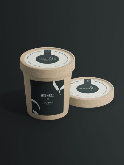 Ice Cream Label Design Packaging, Gelato Packaging Design, Cream Cheese Packaging, Ice Cream Box Packaging, Tiramisu Packaging, Pizza Box Design, Bakery Packaging Design, Sandwich Packaging, Ice Cream Photography