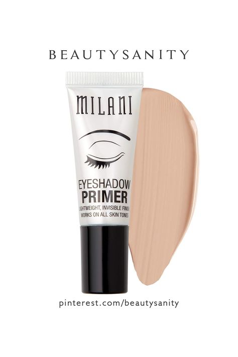 Milani Eyeshadow Primer | Primer Face Makeup Eye Shadow Primer Base | Makeup Primer for Face | Vegan, Cruelty-Free, Made for Long-Lasting Wear | Use with Eye Shadow Palettes (0.3 Fl. Oz.) Milani Eyeshadow Primer, Milani Eyeshadow, Eye Shadow Primer, Makeup Eye Shadow, Base Makeup, Eyeshadow Primer, Makeup Primer, Face Primer, Makeup Base