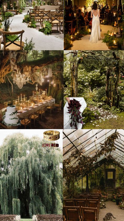 Swamp Themed Wedding, Bayou Themed Wedding, Twilight Aesthetic Wedding, Shrek Wedding Theme, Forest Witch Wedding, Shrek Themed Wedding, Goblincore Wedding, Wedding Fairycore, Shrek Wedding