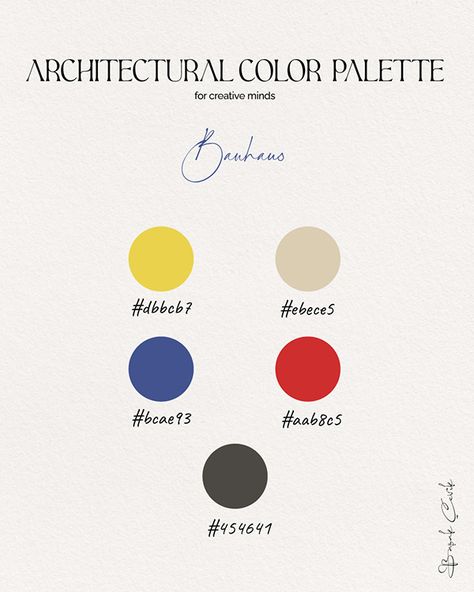 Architecture Portfolio Color Palette, Portfolio Color Palette, Bauhaus Colors, Illustration Architecture, Architecture Portfolio, Graphic Design Illustration, Design Illustration, Adobe Illustrator, Illustration Design