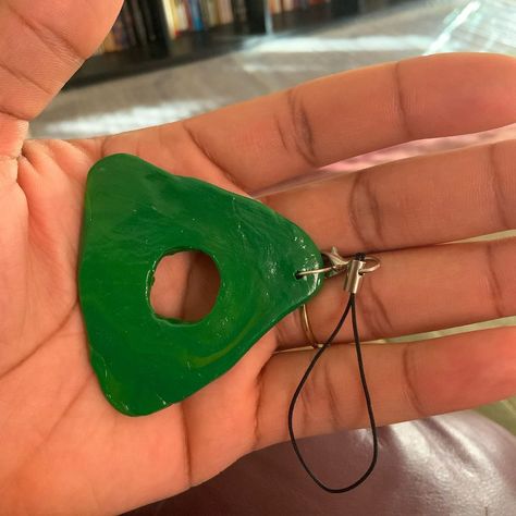 🌻K E L S Y🌻 on Instagram: “Made the triangle stone hole thing from #coraline for my keychain, but I think I’m gonna turn it into a necklace instead 🤔 I made the key…” The Triangle, Coraline, A Necklace, Turn Ons, Key, Stone, On Instagram, Quick Saves, Instagram