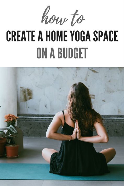 How to create a home yoga space on a budget. A dedicated home yoga room will allow you to continue your yoga practice at home. Read about the best yoga apps, yoga props and learn other home yoga tips. Home Yoga Space, Best Yoga Apps, Stretching Workout, Yoga Spaces At Home, Home Yoga Room, Beginner Poses, Fertility Yoga, Basic Yoga Poses, Home Yoga Practice