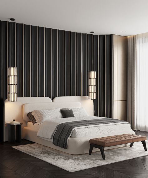 BW| 210 master bedroom on Behance Hotel Bedrooms, Bedroom Suites, Luxurious Hotel, Hotel Bedroom, Bedroom Refresh, Cozy Decor, Home Bedroom, Hotel, Interior Design