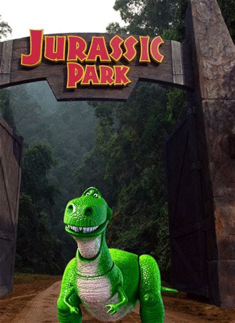 Toy Story Clipart T Rex - Rex From Toy Story Cartoon Imprimibles Jurassic Park, Jurassic Park Gate, Jurassic Movies, Jurassic Park 1993, Jurrasic Park, Michael Crichton, New Retro Wave, I Love Cinema, Falling Kingdoms