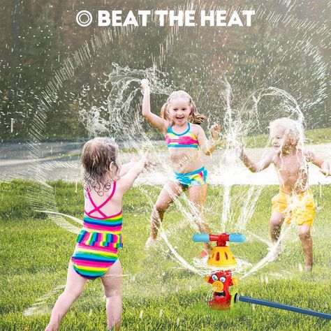 Amazon.com: Phobby Hydrant Sprinkler for Kids Outdoor Play, Water Spray Sprinkler with Rotating Nozzle, Summer Water Toy Gift for Toddlers Backyard Lawn Outside Water Game : Toys & Games Backyard Lawn, Kids Outdoor Play, Water Games, Summer Water, Kids Outdoor, Water Toys, Water Spray, Outdoor Play, Outdoor Kids