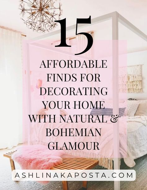 15 affordable and fabulous finds from Wayfair for a bit of earthy glamour — ASHLINA KAPOSTA Best White For Walls, Rattan Peacock Chair, Chic Apartment, Bohemian Glam, Wood Buddha, Natural Bohemian, Coral Accents, Five Elements, Apartment Chic