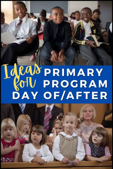 What To Do After The Primary Program, Primary Chorister Thank You, Primary Program Practice Ideas, Lds Primary Trivia Questions, Primary Games Lds Kids, Primary Program After Party, After Primary Program Ideas, After Primary Program Treats, Primary Program 2024