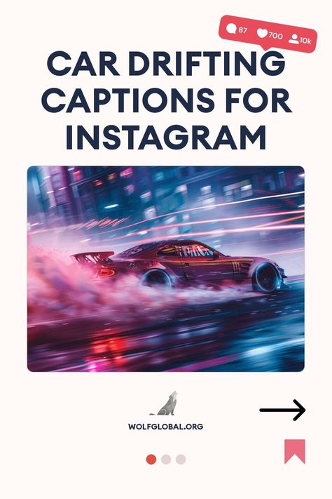 Promotional graphic for "Car Drifting Captions for Instagram" with a blurred drifting car image.
An image showcasing a list of car drifting themed slogans with emojis and a call-to-action button.
A woman using a laptop with graphics promoting an Instagram engagement platform. Race Car Captions Instagram, Car Drifting, Halloween Captions, Best Captions, Racing Quotes, Car Quotes, Instagram Games, Drifting Cars, Cool Captions